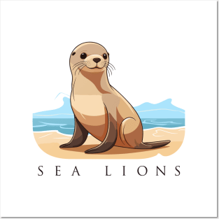 Sea Lions Posters and Art
